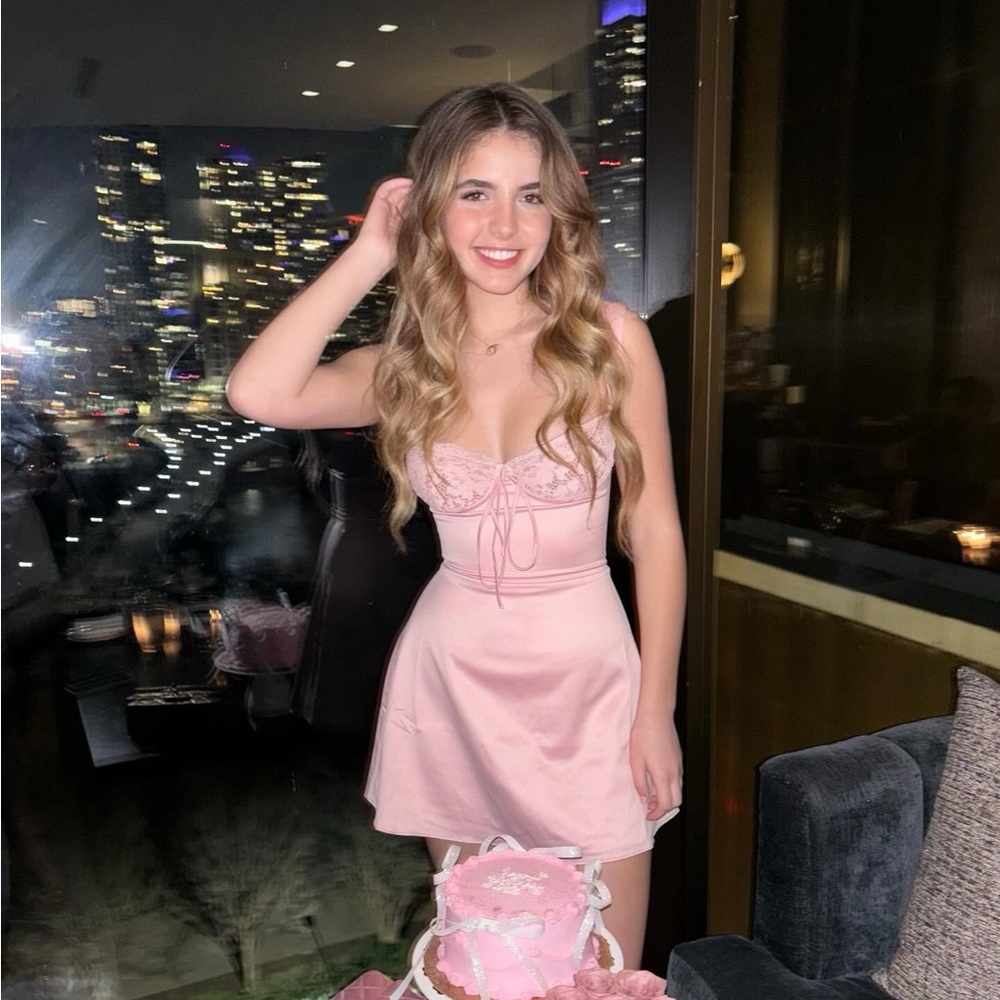 Pink house of CB dress